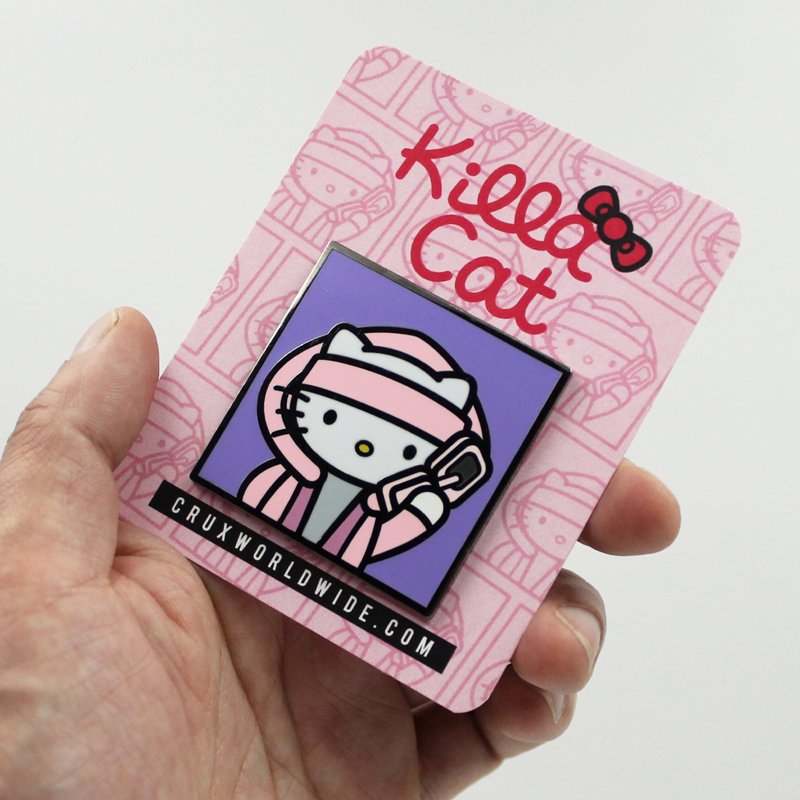 Killa Cat Enamel Pin