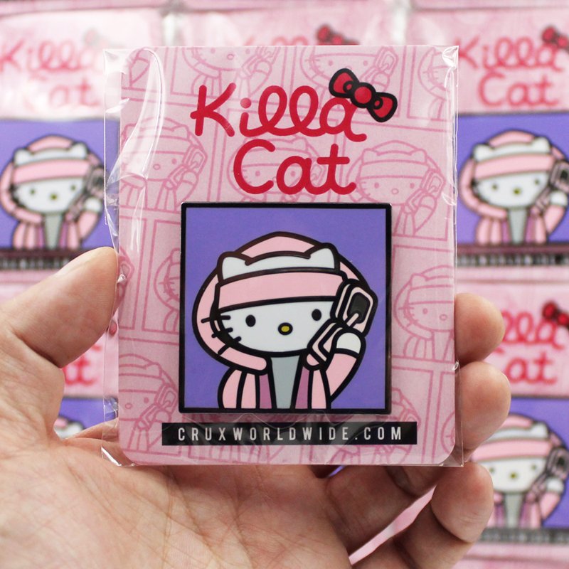 Killa Cat Enamel Pin