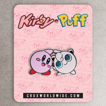 Kirby Puff Enamel Pin