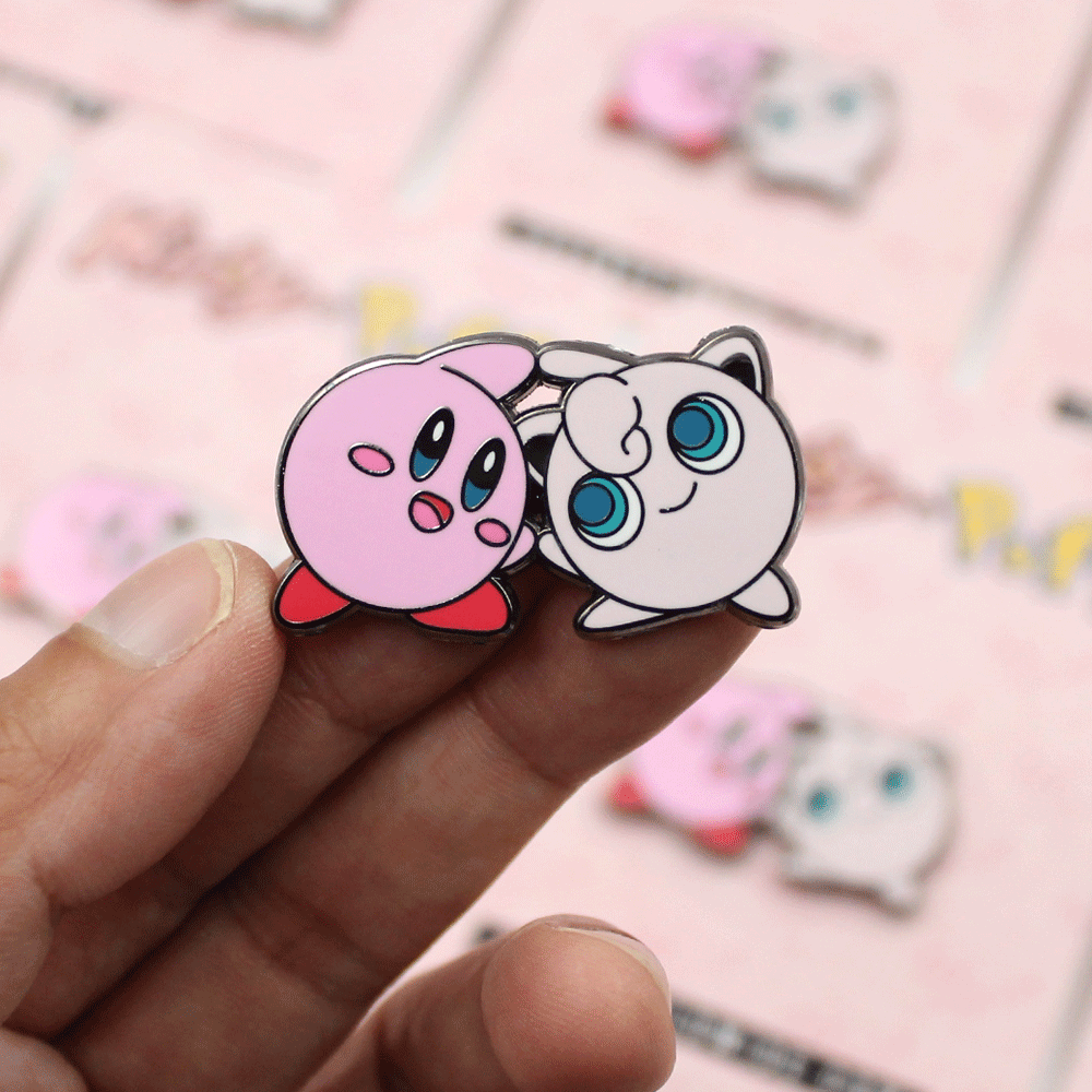 Kirby Puff Enamel Pin