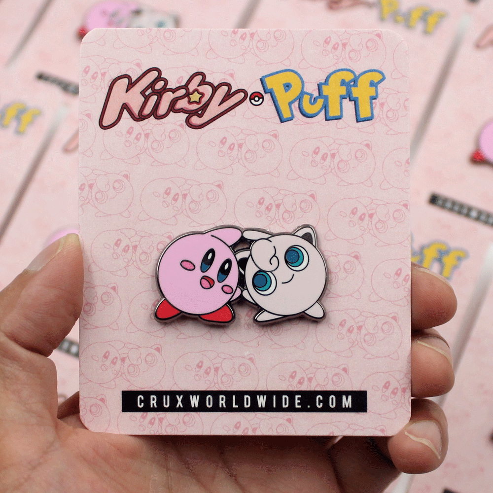 Kirby Puff Enamel Pin