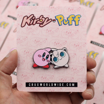 Kirby Puff Enamel Pin