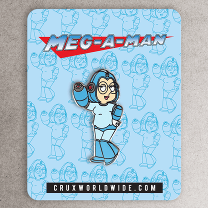 Meg-A-Man Enamel Pin