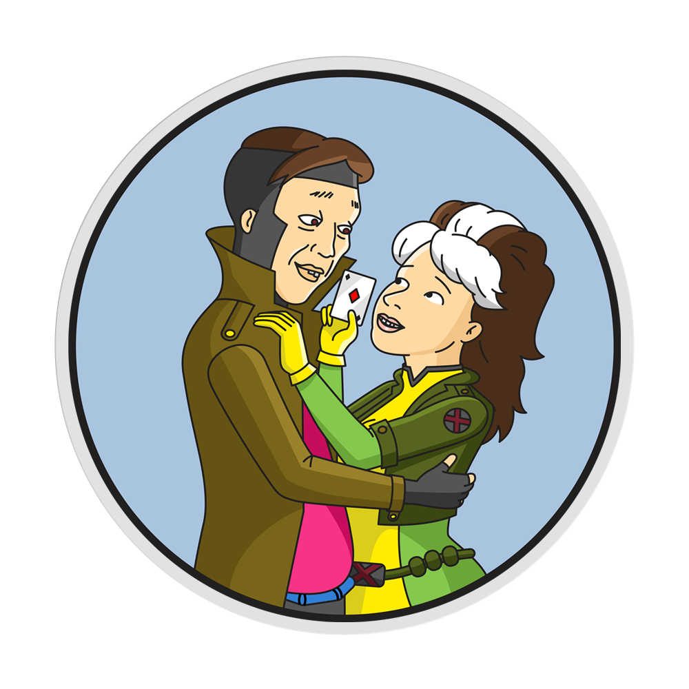 MR & MRS X STICKER
