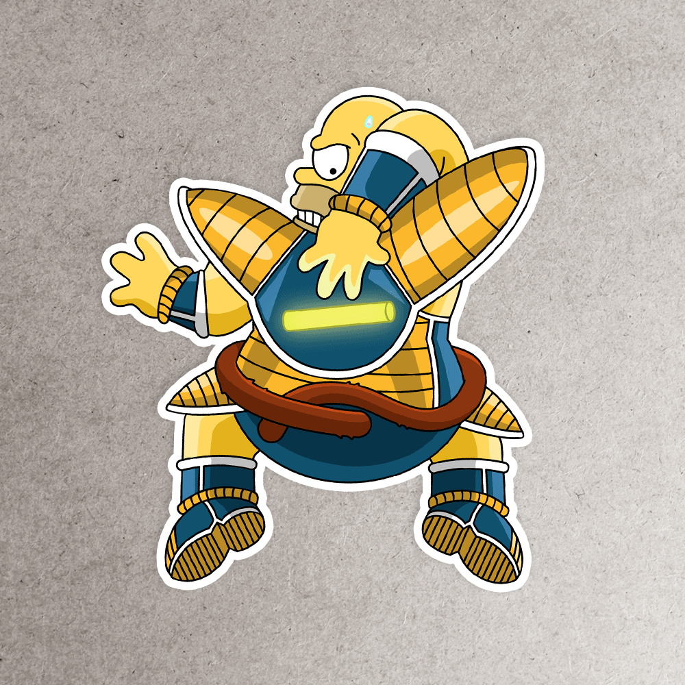 Nappa Simpsons Sticker