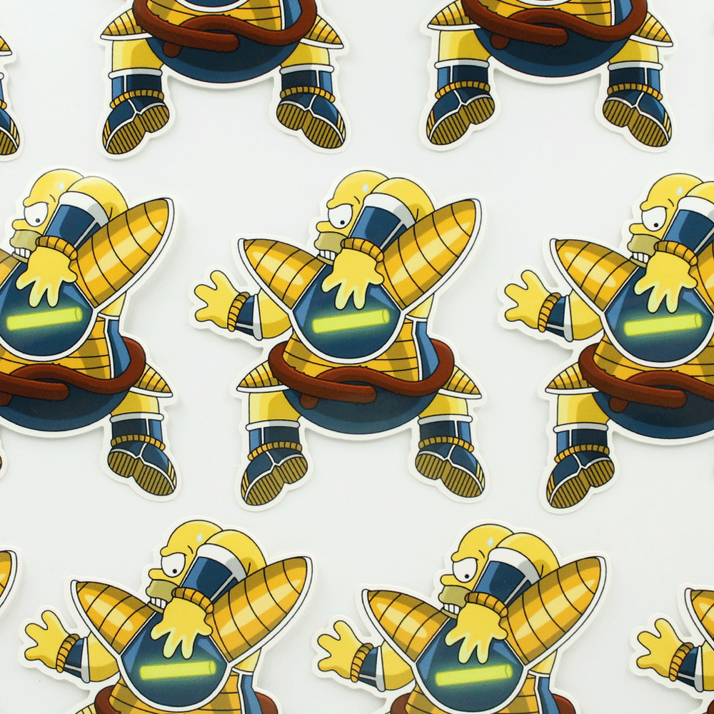 Nappa Simpsons Sticker