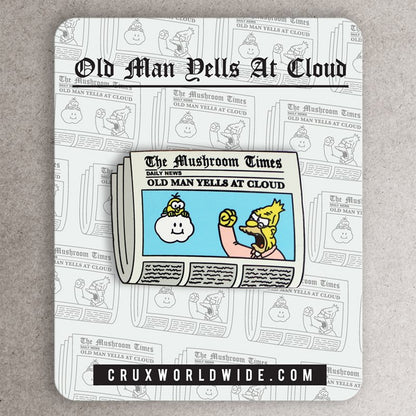 Old Man Yells At Cloud Enamel Pin