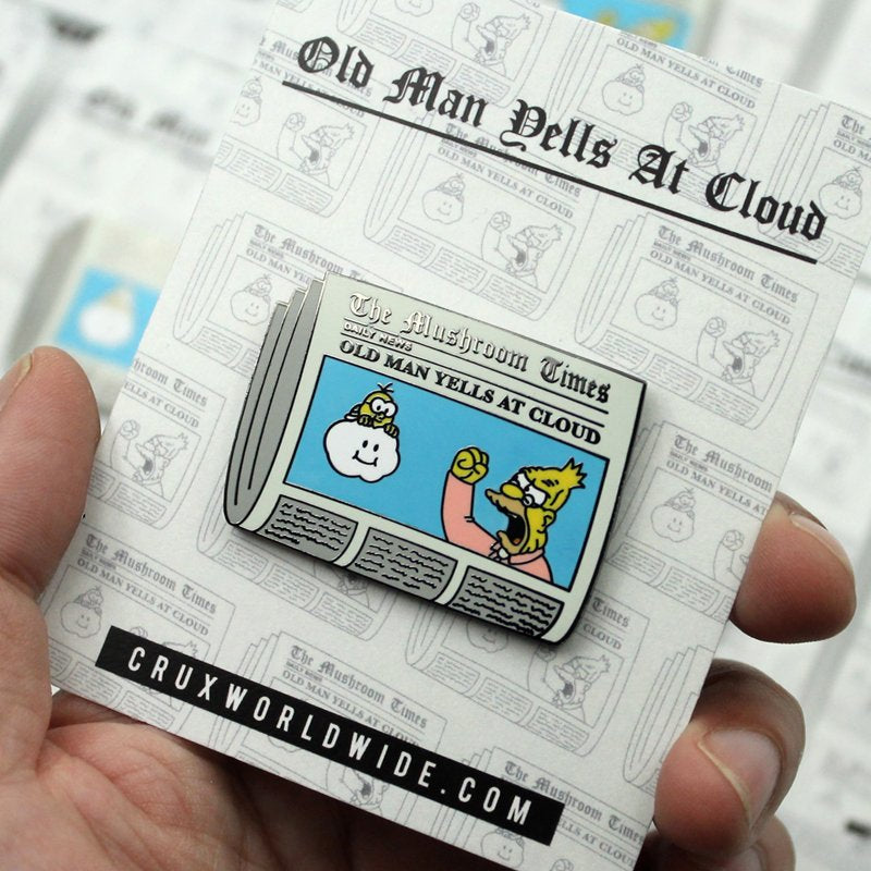 Old Man Yells At Cloud Enamel Pin