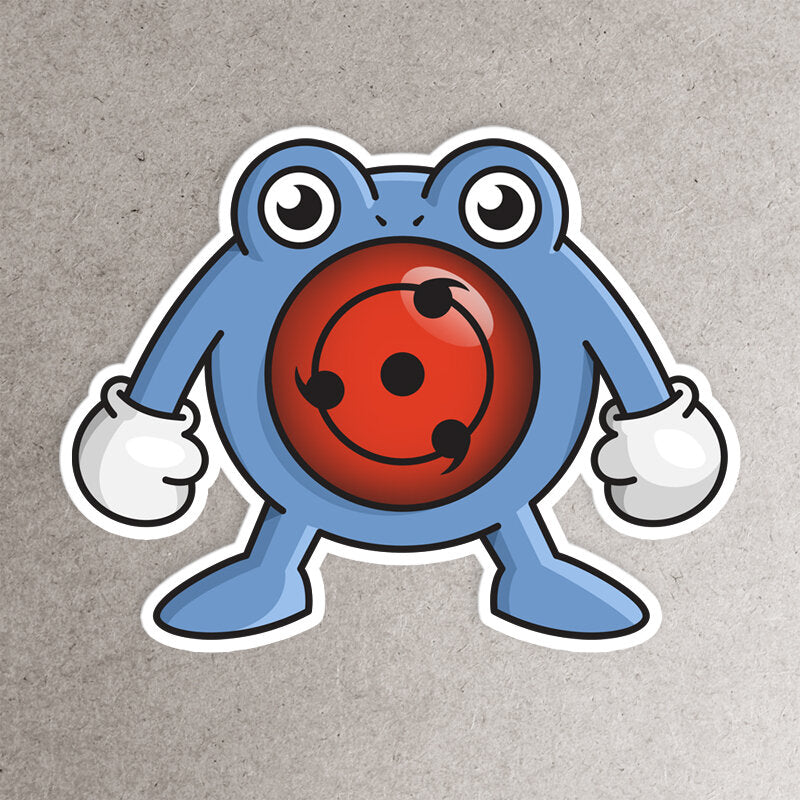 Poliwhirl Sharingan Sticker