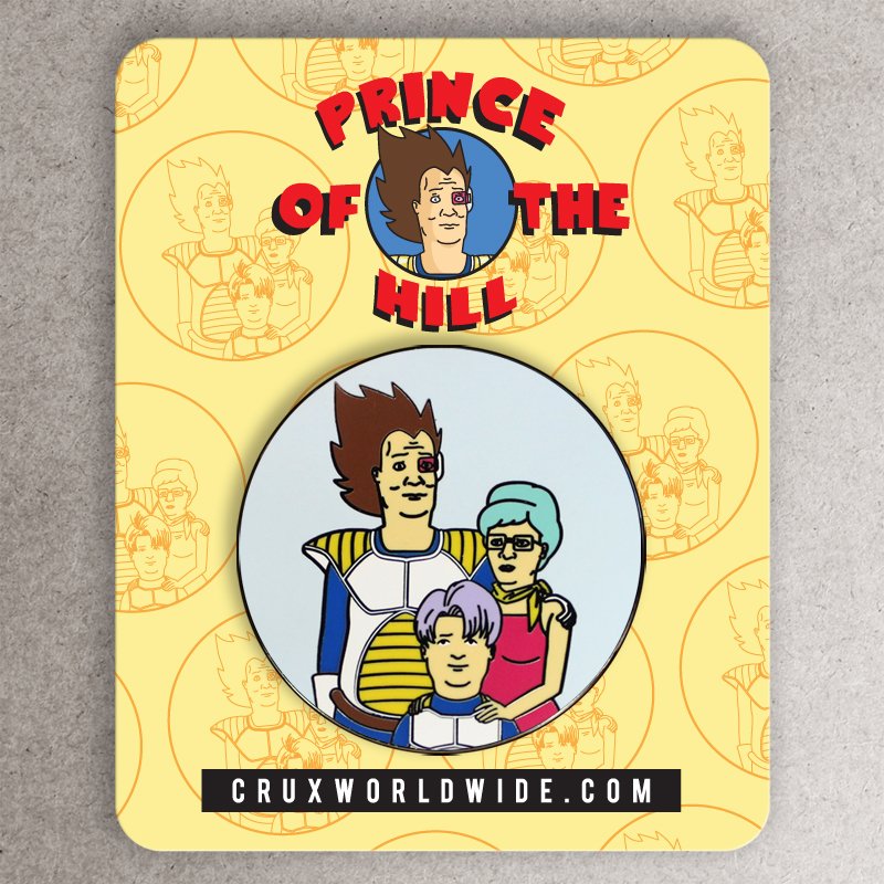 Prince of the Hill Enamel Pin