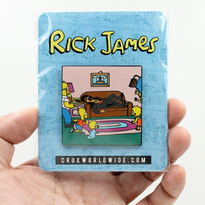 Rick James Enamel Pin