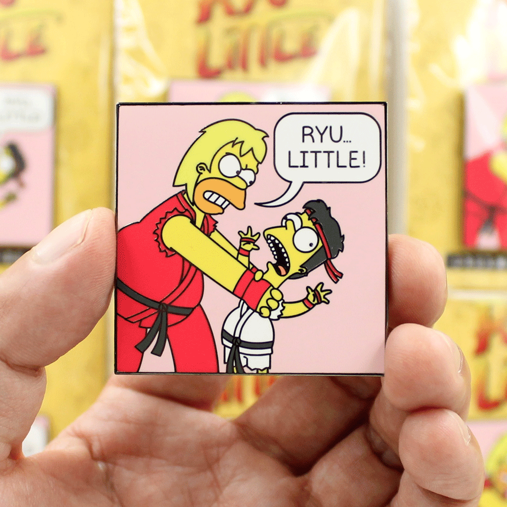 Ryu Little Enamel Pin