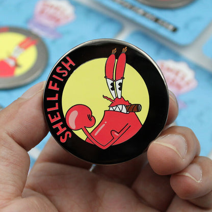 Shellfish Enamel Pin