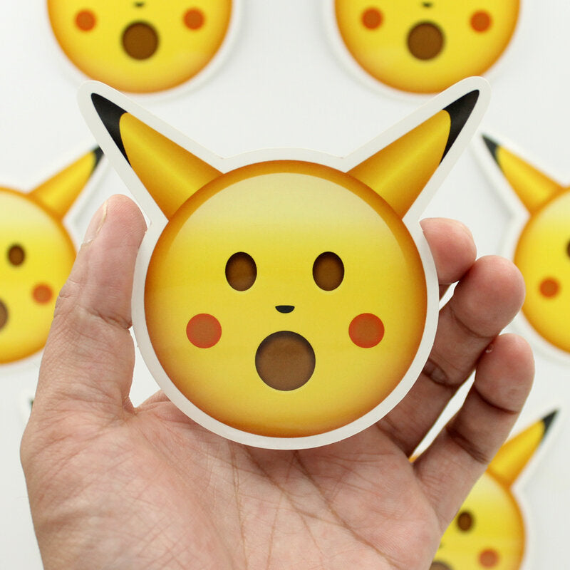 Shocked Emojichu Sticker