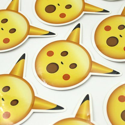 Shocked Emojichu Sticker