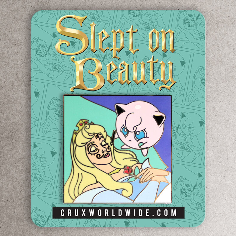 Slept On Beauty Enamel Pin