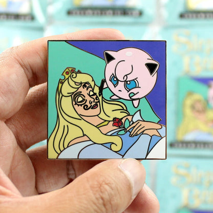 Slept On Beauty Enamel Pin