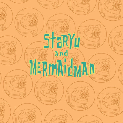 Staryu and Mermaidman Enamel Pin