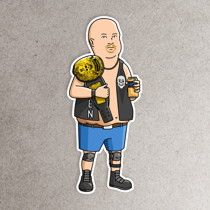 Stone Cold Bobby Sticker