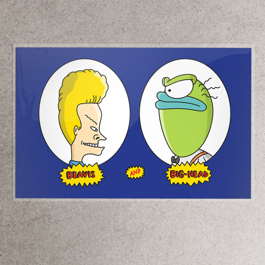 Beavis and Big-Head Print