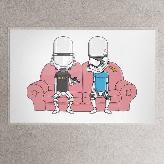 Beavis and Butt-head: A Starwars Print