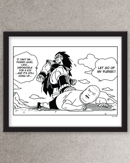 Bobby vs Raditz Print