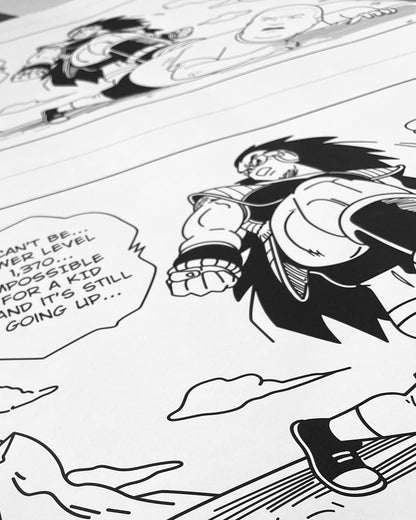 Bobby vs Raditz Print