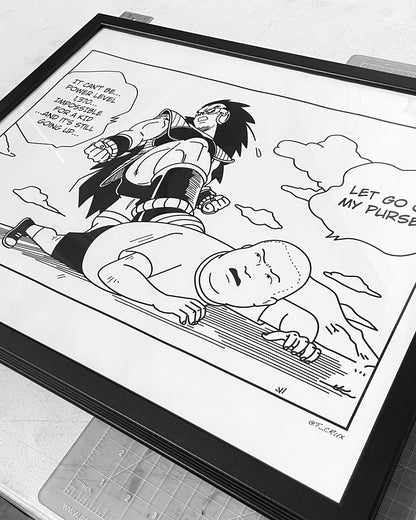 Bobby vs Raditz Print