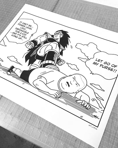 Bobby vs Raditz Print