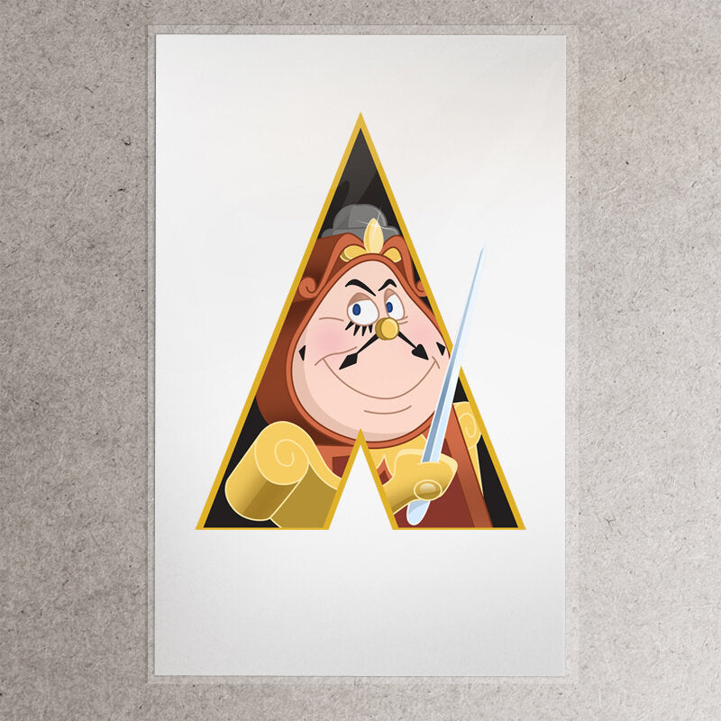 Cogsworth Orange Print