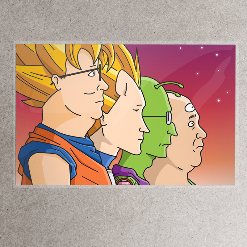 Dragon Ball Hill Print