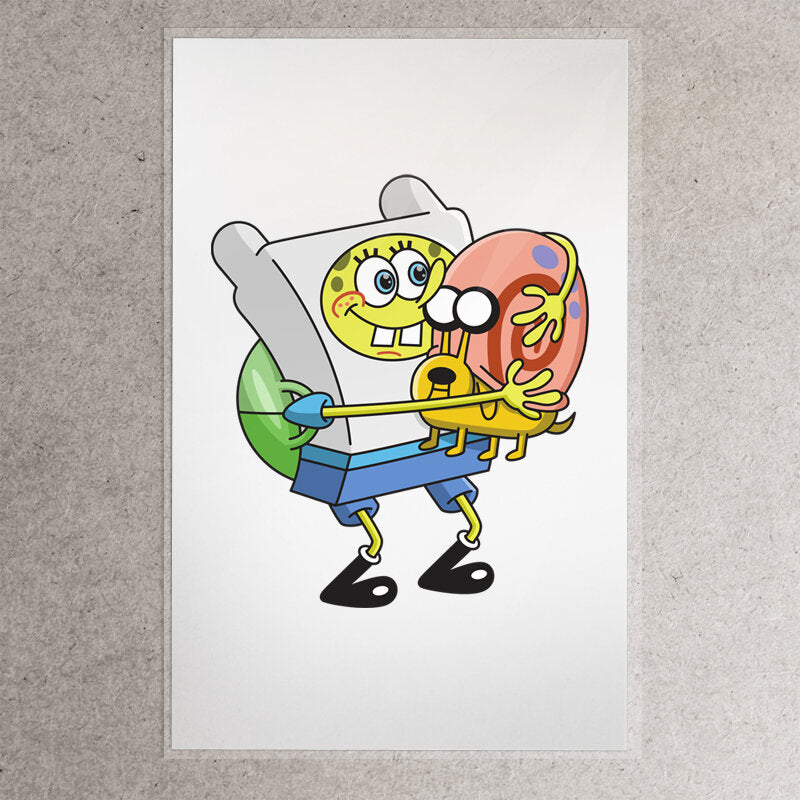 Finn the Sponge Print