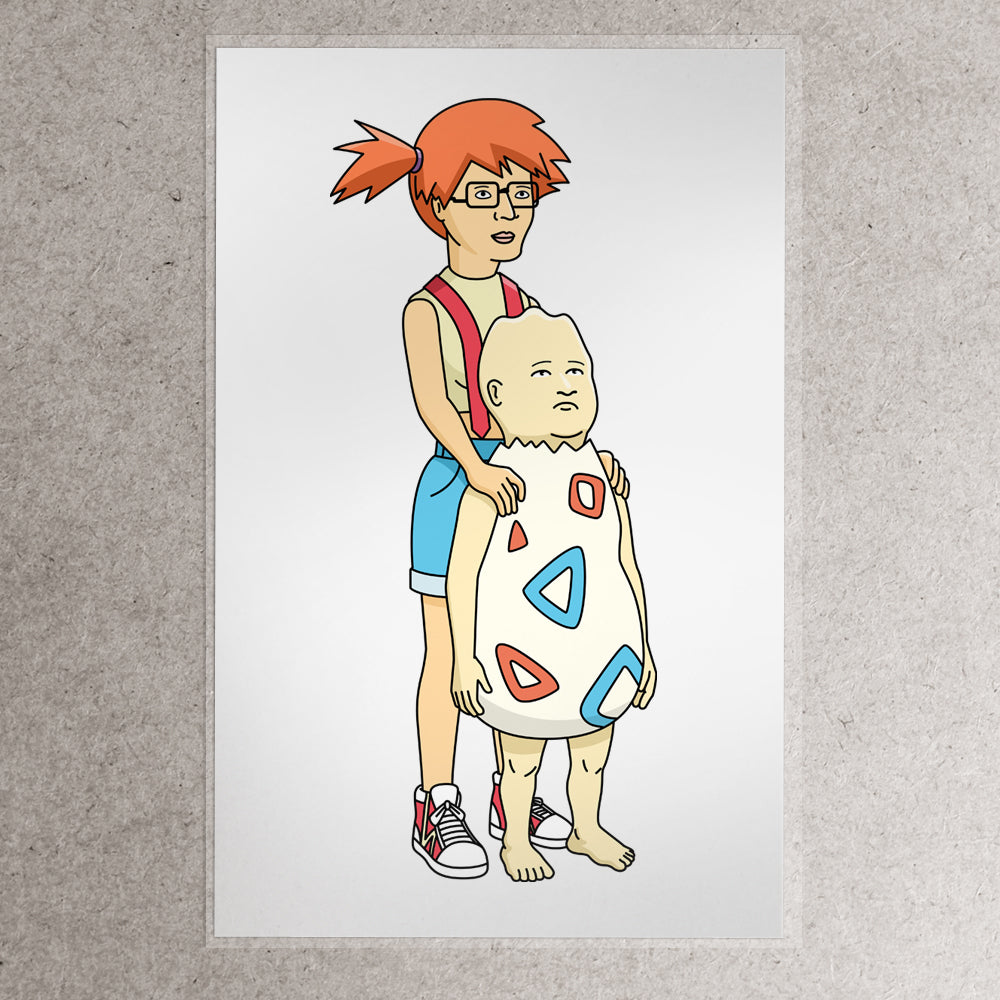 Misty and Togepi Print