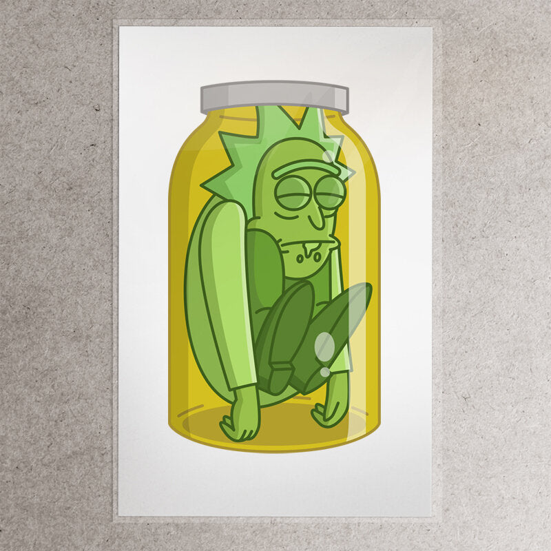 Pickled Rick Print