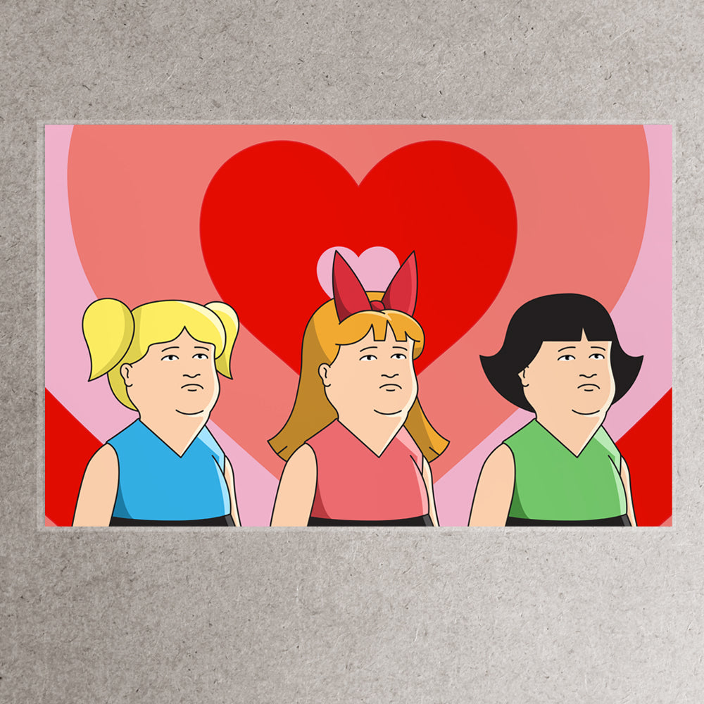 Power Puff Boys Print