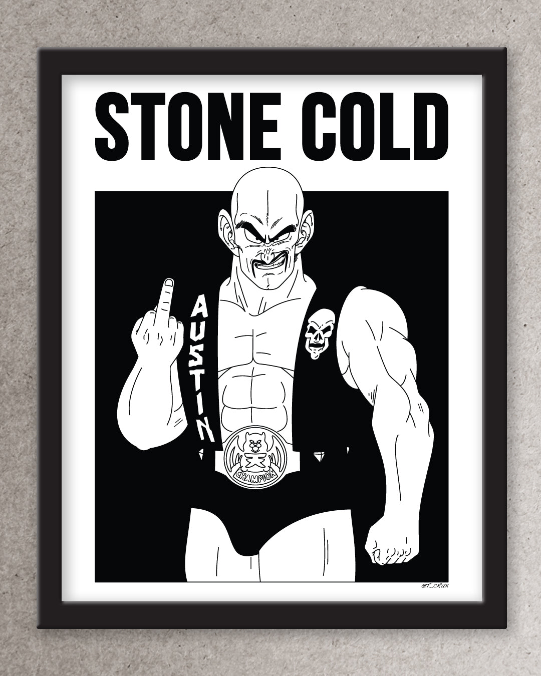 Stone Cold Roid Rage Stone Cold Nappa Print – CRUX WORLDWIDE