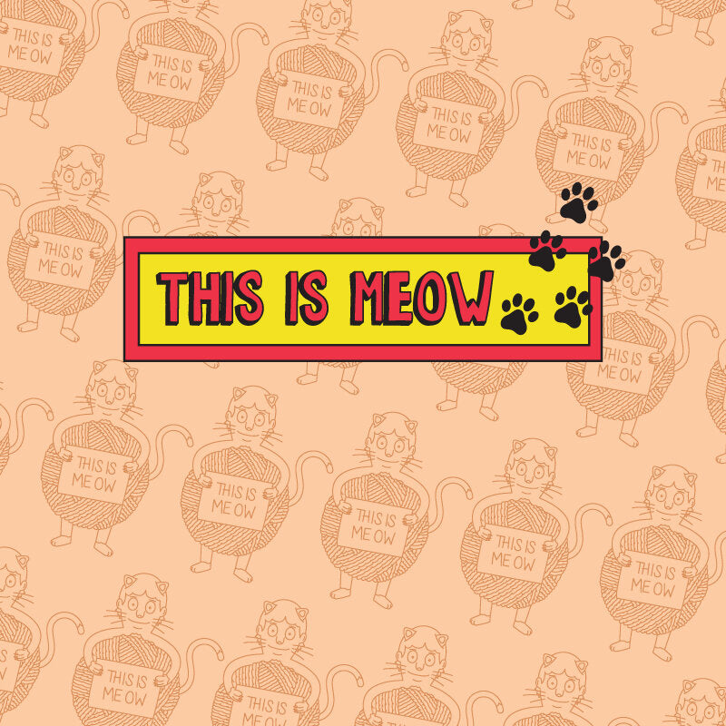 This is Meow Enamel Pin