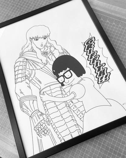 Tina and Griffith Print